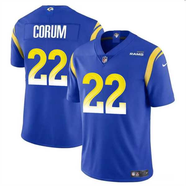 Men & Women & Youth Los Angeles Rams #22 Blake Corum Blue 2024 Draft Vapor Untouchable Stitched Jersey,We sell and wholesale Men & Women & Youth Los Angeles Rams #22 Blake Corum Blue 2024 Draft Vapor Untouchable Stitched Jersey on line form chian!